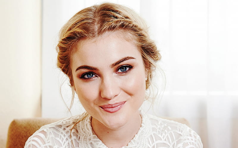 Skyler Samuels, portrait, american actress, hoot, smile, young famous actress, hollywood, HD wallpaper