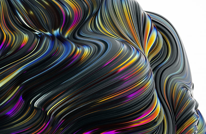 Meteorite Art Ultra, Artistic, Abstract, Colorful, Alien, desenho, Waves,  Colors, HD wallpaper