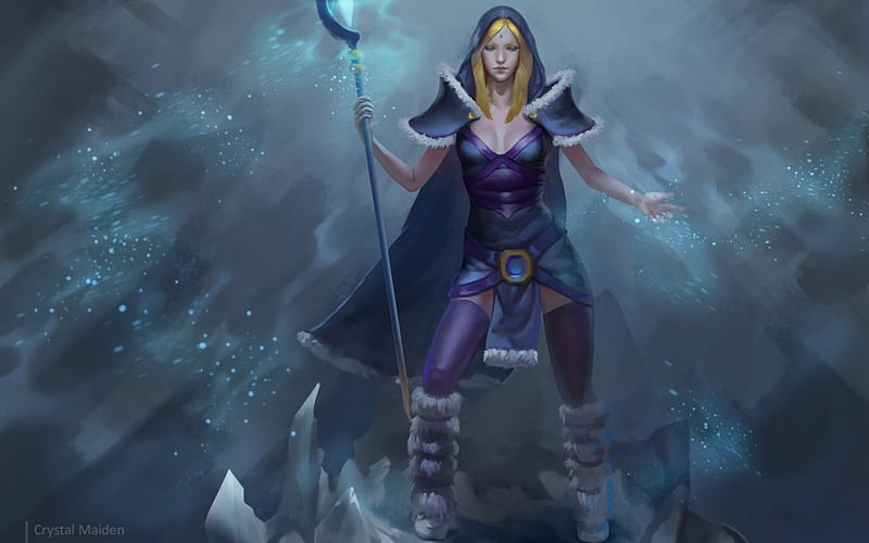 Free download Dota 2 Crystal Maiden Rylai 4 by DenikaKiomi on [800x533] for  your Desktop, Mobile & Tablet | Explore 44+ Dota 2 Crystal Maiden Wallpaper  | Dota 2 Wallpapers, Crystal Maiden Wallpaper, Dota 2 Dazzle Wallpaper