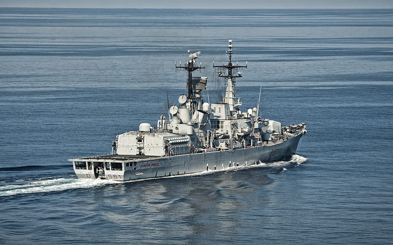 Francesco Mimbelli, D 561, Italian destroyer, Italian Navy, Italian warship, D561, NATO, HD wallpaper