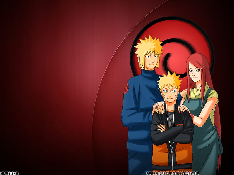 The Lost Family of Naruto, yodaime, kushina, naruto, naruto family, HD wallpaper