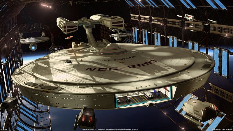 Star Trek, Sci Fi, Uss Stargazer (Ncc 2893), HD wallpaper