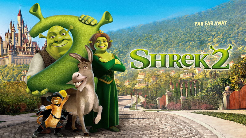 Shrek, Donkey And Puss, Shrek The Final Chapter Ultra HD Desktop