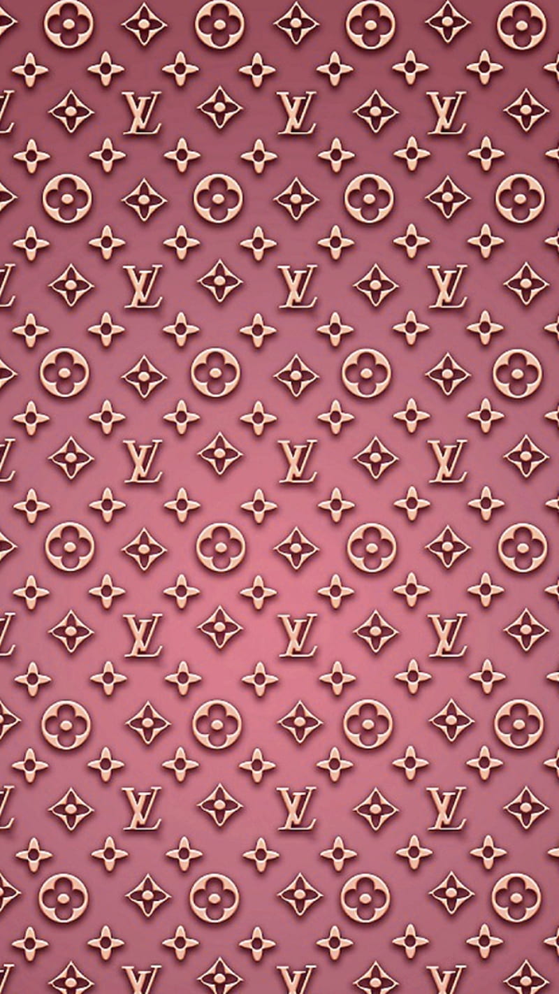 Download Neon Pink Louis Vuitton iPhone Wallpaper