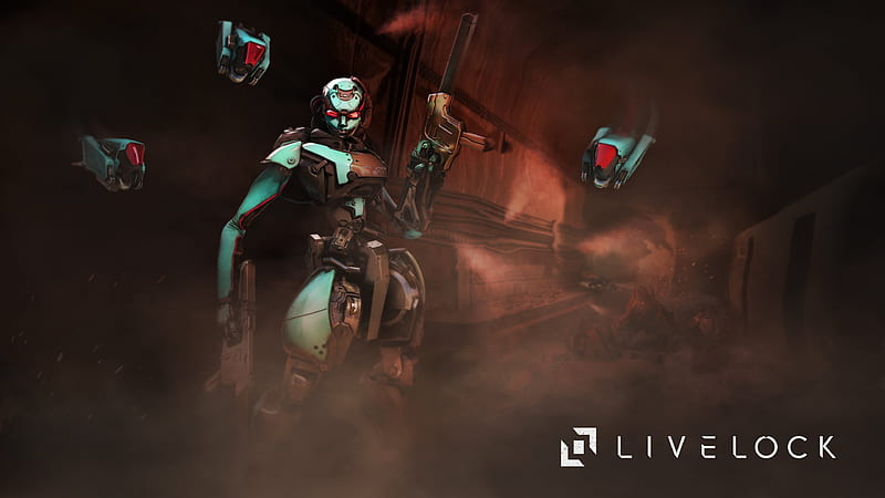 livelock, catalyst, character, turret, ps4, arcade shooter, xbox one, HD wallpaper
