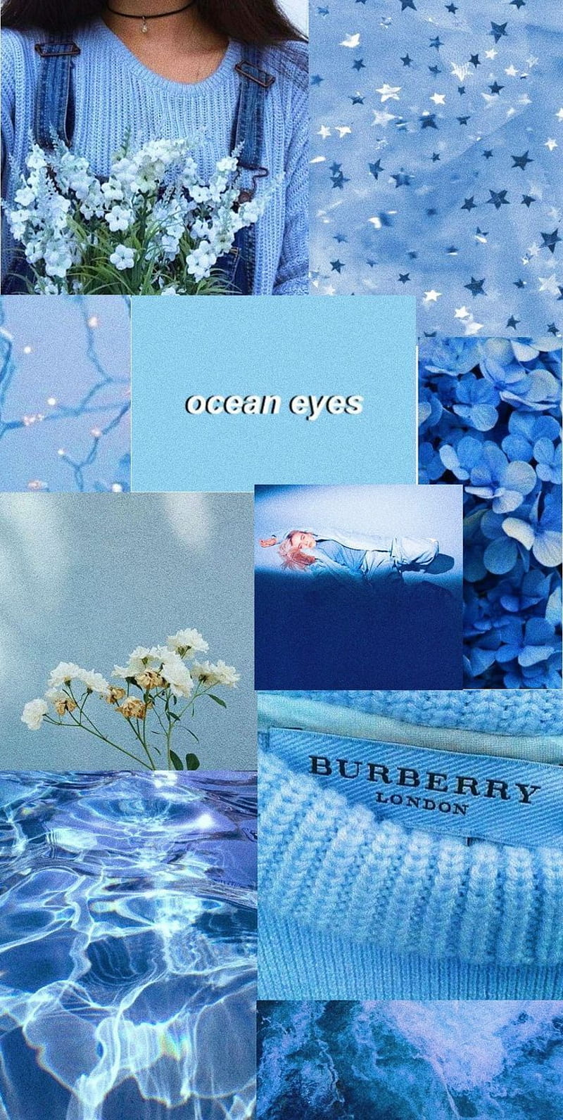 BLUE WAVE, aesthetic, collage, fashion, flowers, pinterest, positive, quotes,  HD phone wallpaper | Peakpx