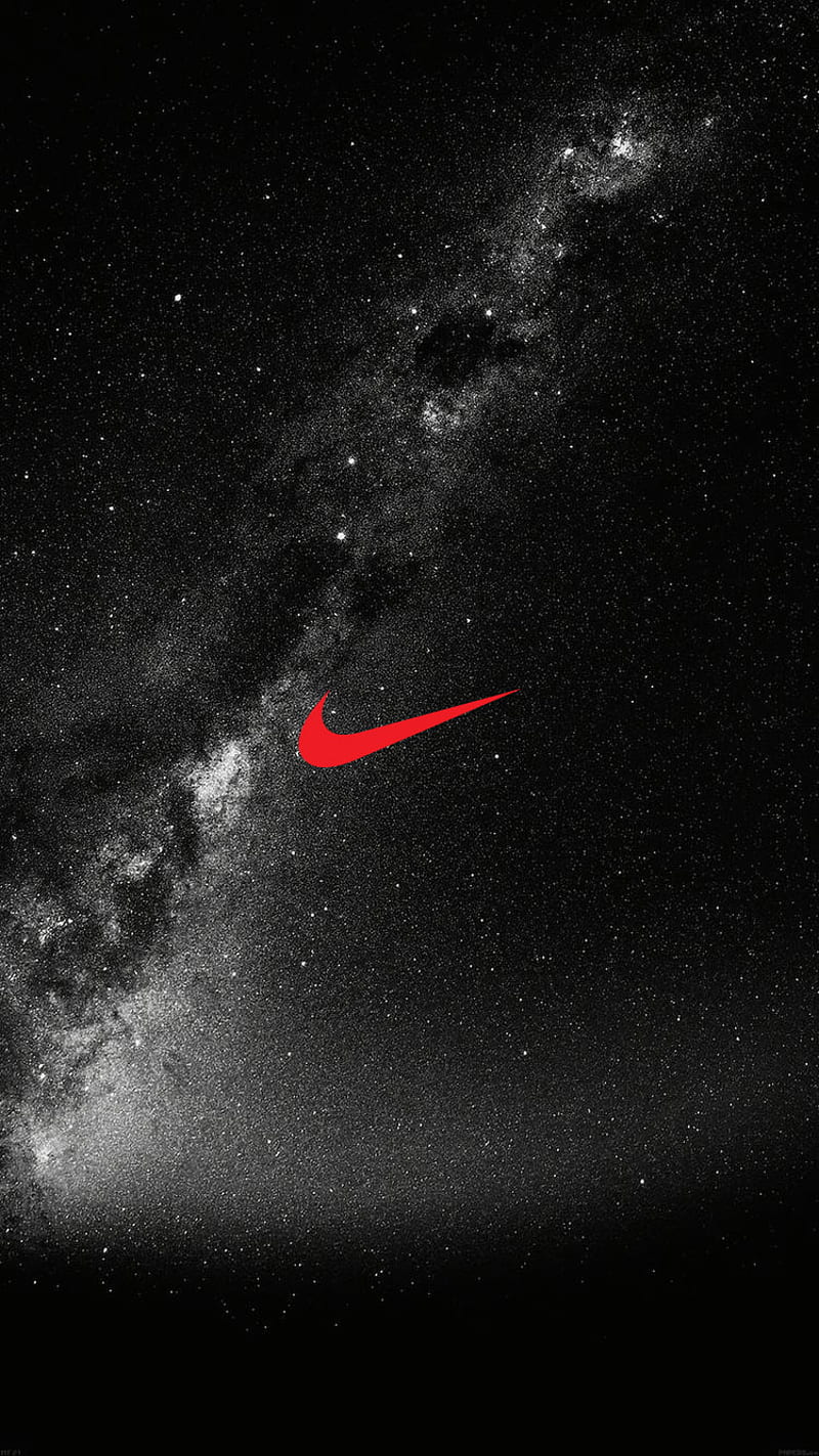 Nike Nights, black, fairy, graph, space, tail, white, HD phone wallpaper
