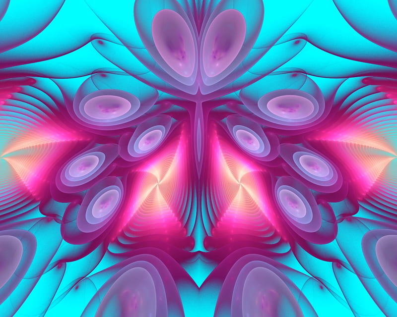 Sphereeye Variation 1, flame, apophysis, fractal, colorfull, render, blue, HD wallpaper