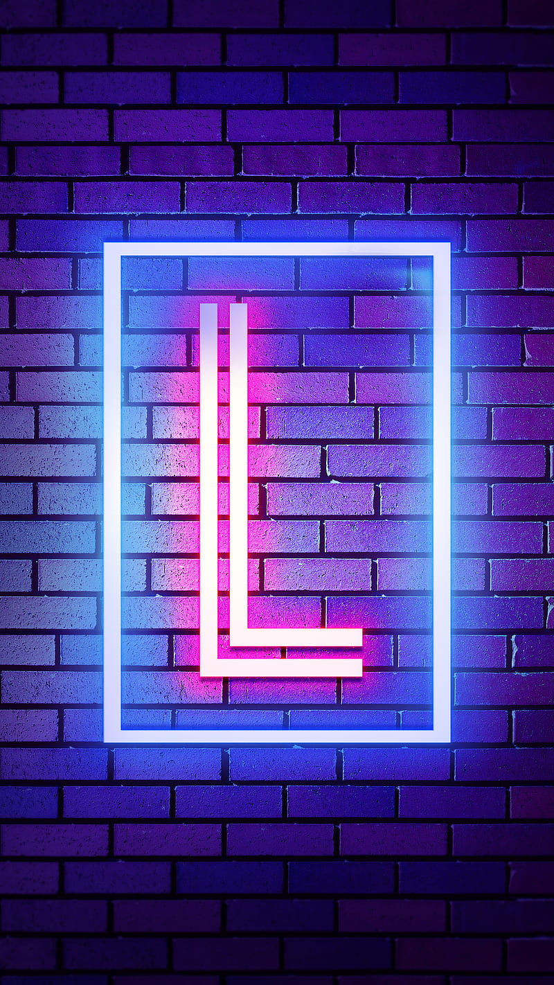 L Neon, L, L Alphabet, Neon Alphabet, Neon L, HD phone wallpaper