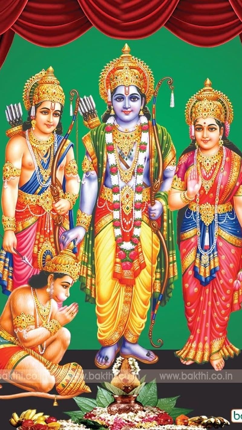 Shree Ram Darbar, shree ram, mata sita, lord hanuman ji, laxaman ...
