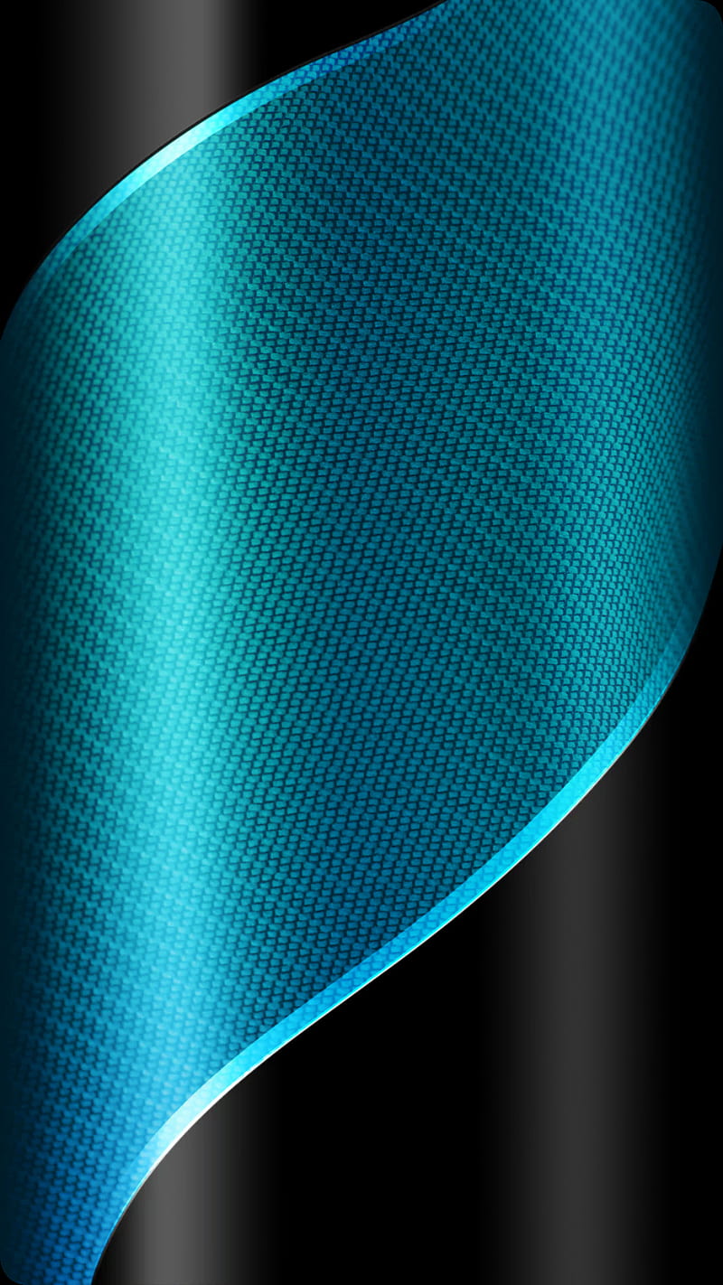 Abstract, black, blue, edge, s7, s8, shiny, HD phone wallpaper