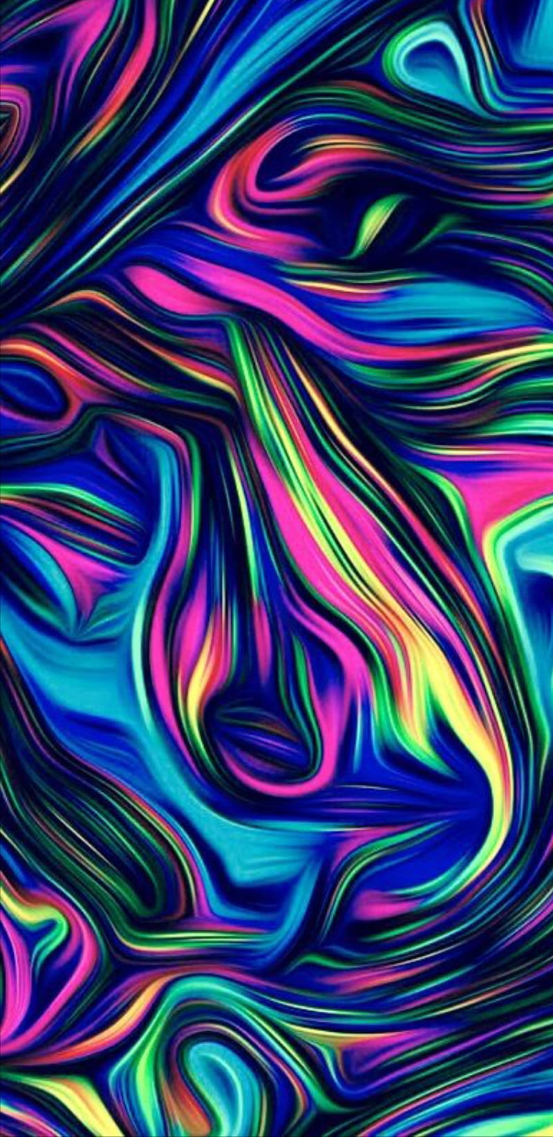 Swirling resin, abstract, pink, swirl, HD phone wallpaper