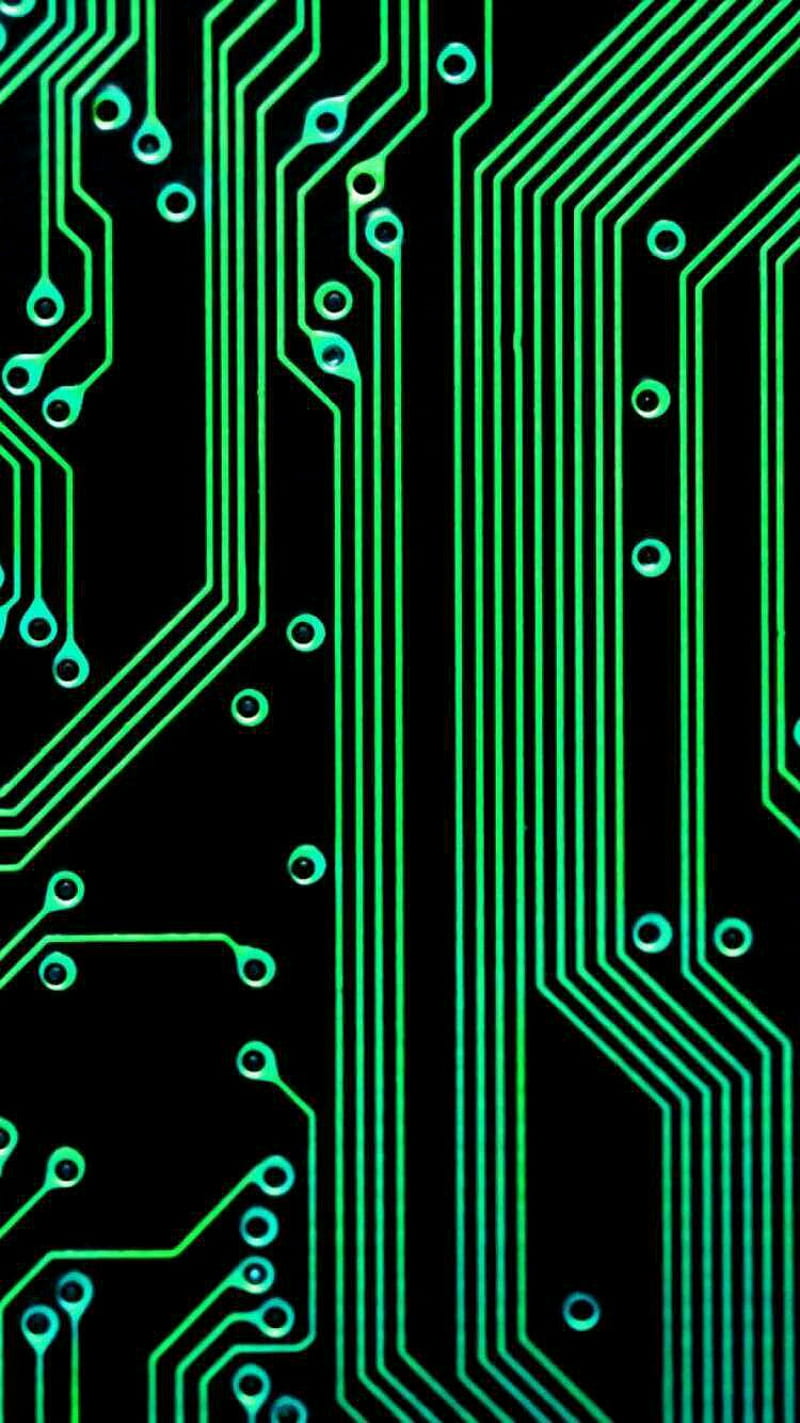Green tecnology, black, board, circuits, computer, digital, inside,  science, HD phone wallpaper | Peakpx