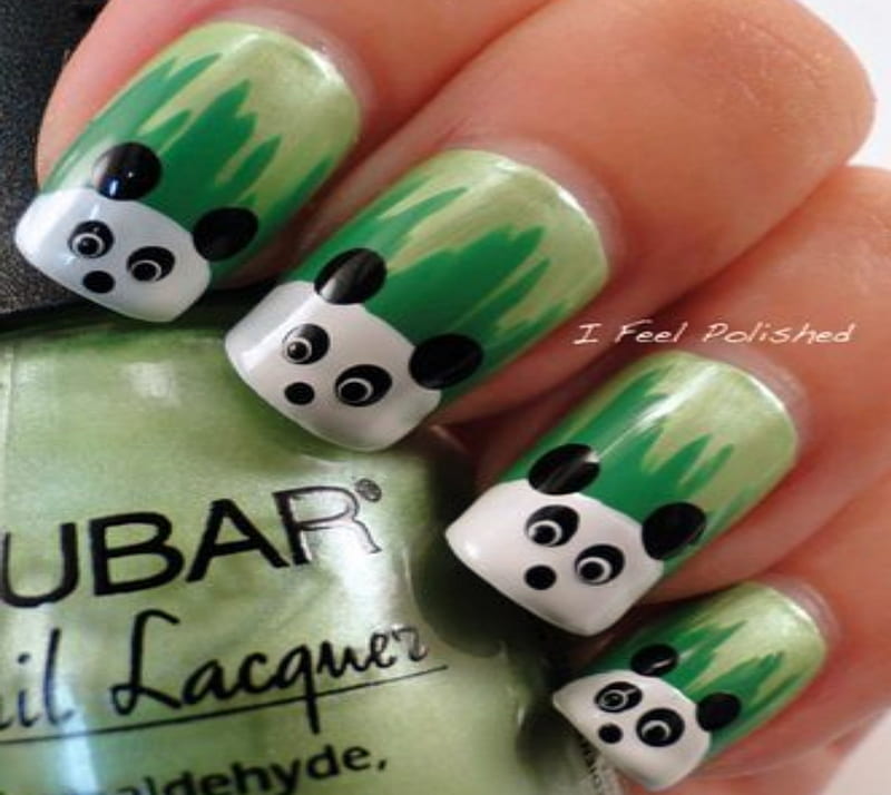 Manicure Monday (Scratch Panda Nail Wraps) + Monthly Pedicure (Chevron  Toes) | See the World in PINK