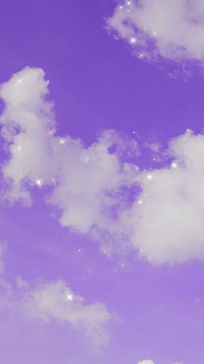 Purple Sky, sky, cielo morado, clouds, purple, clouds, purple, sky, violet, HD phone wallpaper
