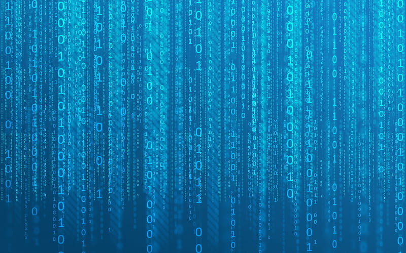 Matrix Code Binary, matrix, computer, HD wallpaper