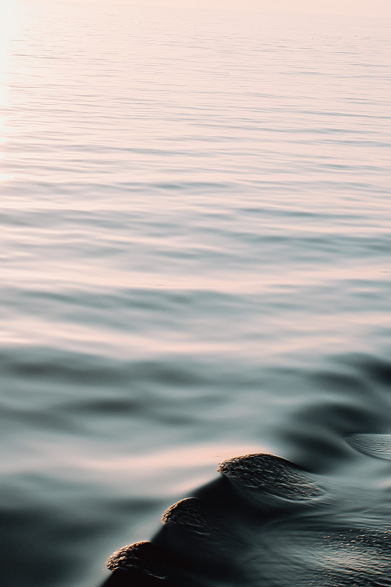 water, waves, ripples, smooth surface, HD phone wallpaper
