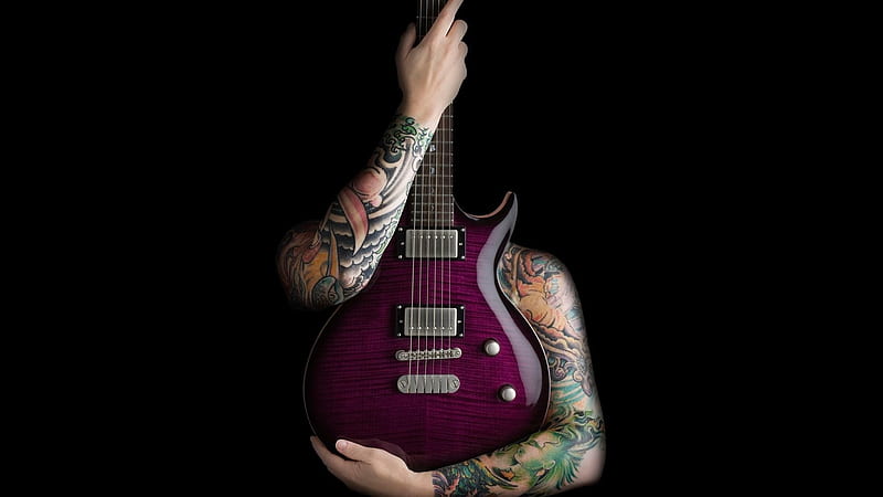 24 Cool Guitar Tattoo Designs - Best Tattoo Ideas Gallery