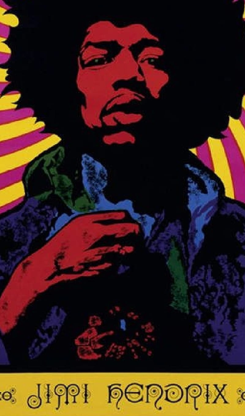 Hendrix guitar haze jimi hendrix legend purple HD phone wallpaper   Peakpx
