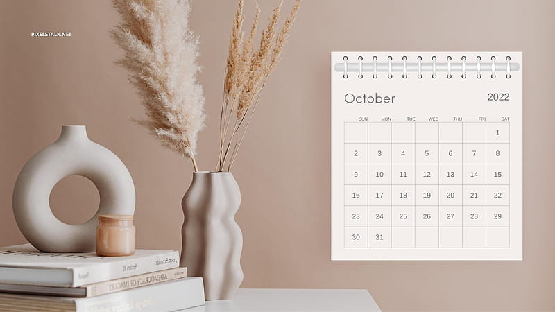 October 2022 Calendar, HD wallpaper
