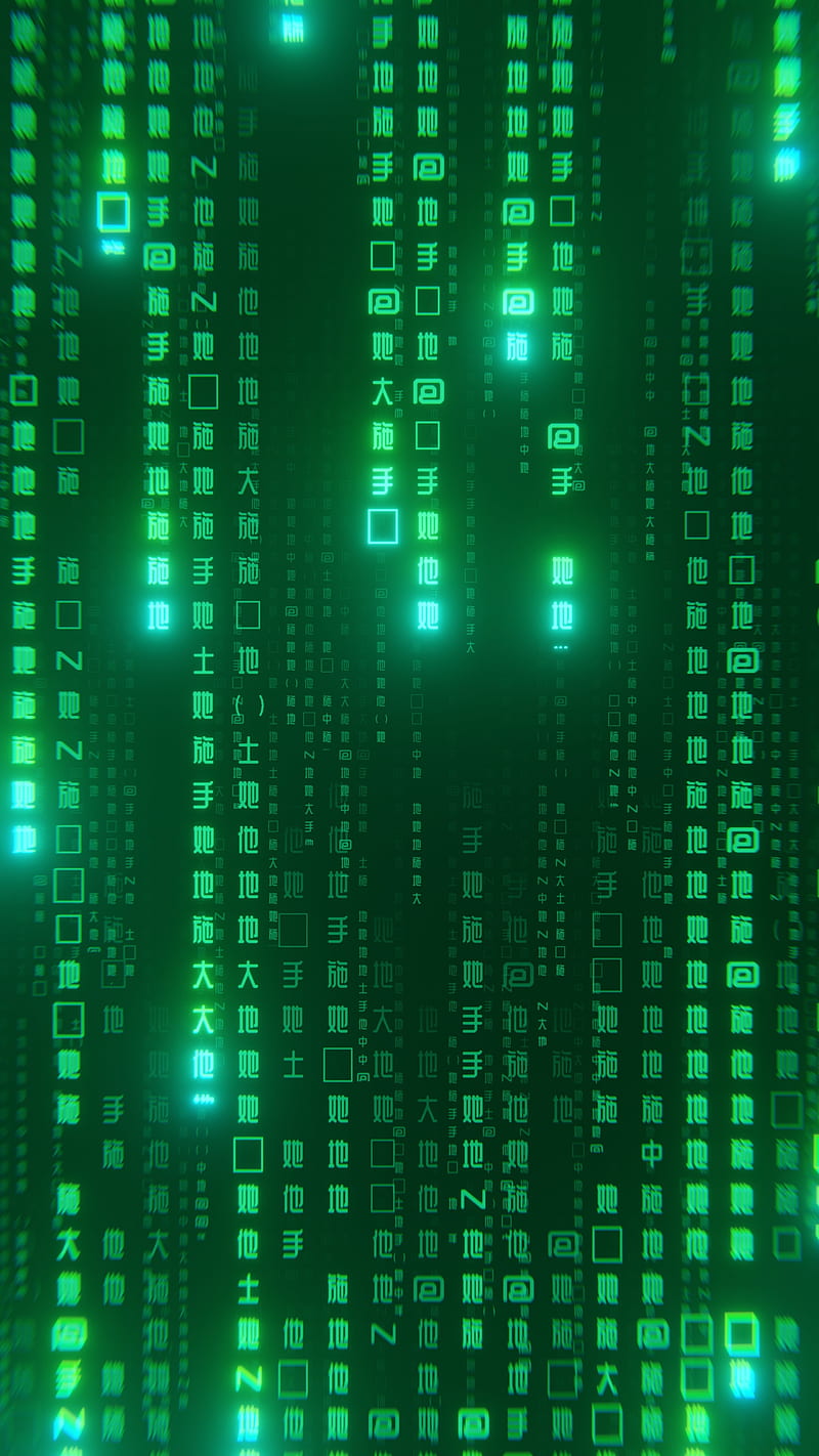 Matrix, code, green, neon, operator, technology, HD phone wallpaper | Peakpx
