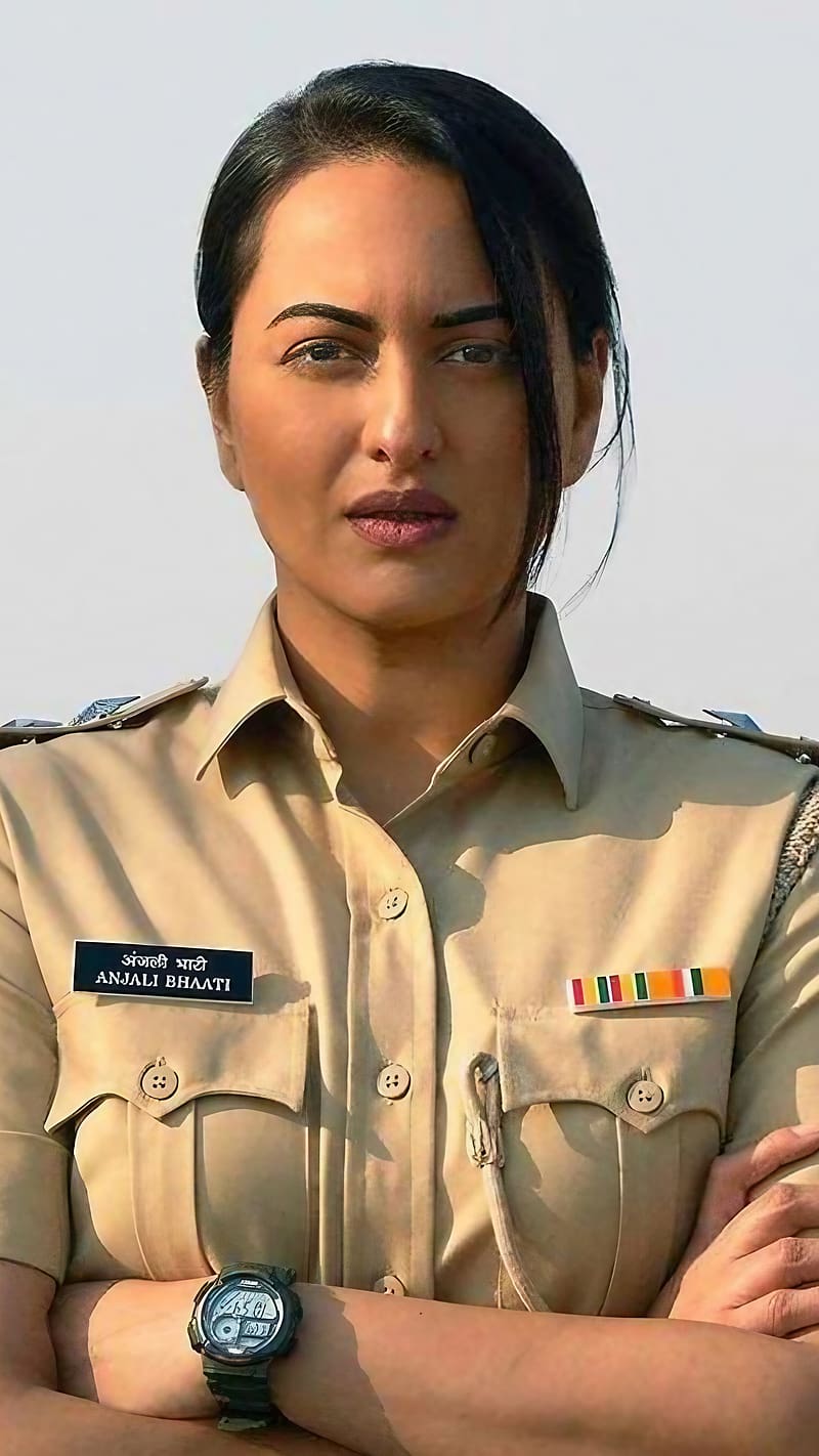 Ladies Police, Sonakshi Sinha In Police Uniform, actress, indian police, HD phone wallpaper
