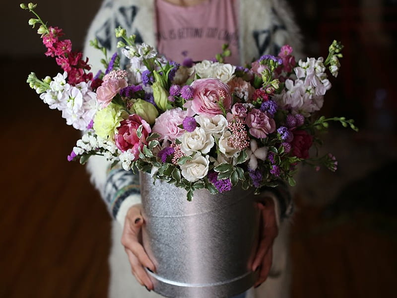 Pink Clover, flowers, arrangements, bouquets, florists, HD wallpaper