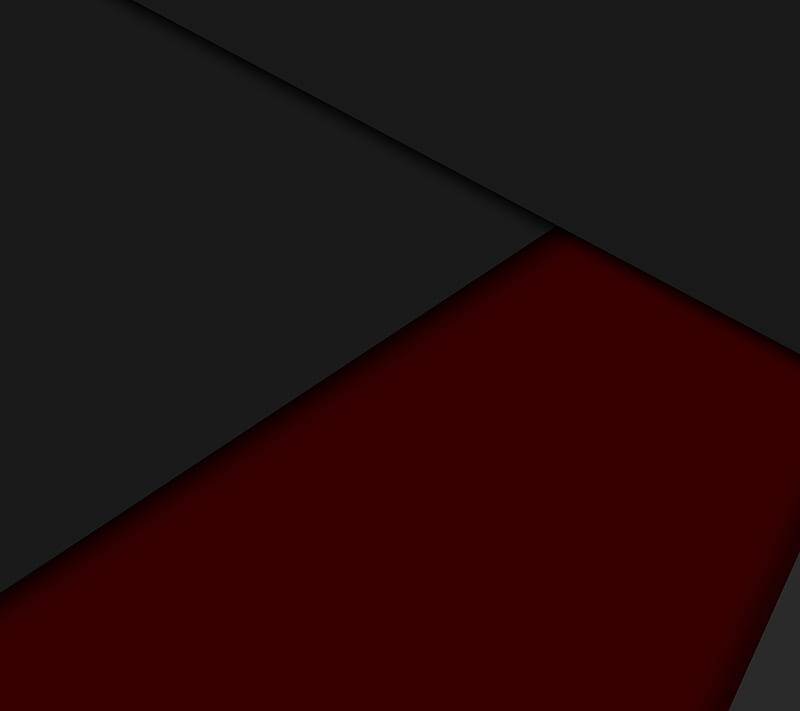 Material Dark Red, android, black, dark, desenho, flat, lollipop, material, red, HD wallpaper