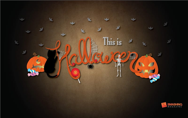 halloween, 3d, octobre, fete, HD wallpaper