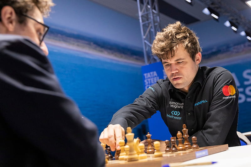Magnus Carlsen grabs eighth title in Wijk aan Zee, Magnus Carlsen Fabiano, HD wallpaper