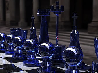 E. Amati2 by Luizz  Glass chess, 3d wallpaper iphone, Chess board