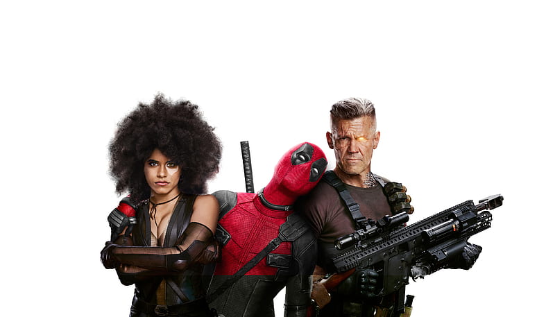 Domino Deadpool And Cable In Deadpool 2, domino, deadpool, cable, deadpool-2, movies, 2018-movies, HD wallpaper
