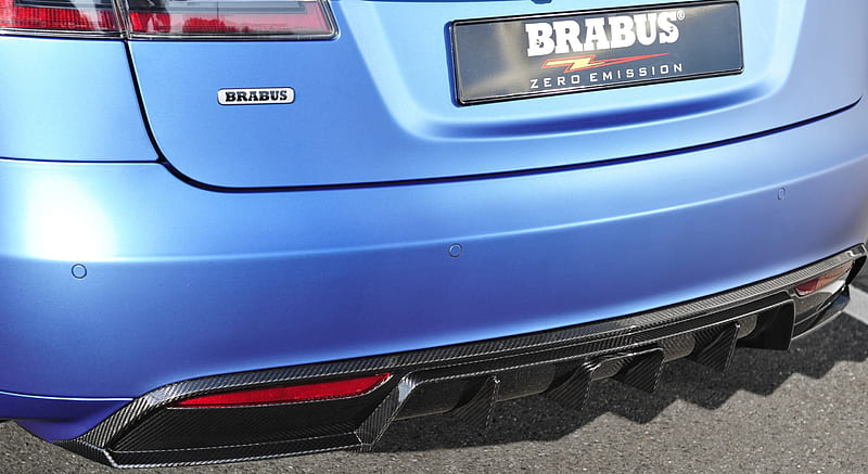 2015 BRABUS ZERO EMISSION based on Tesla Model S - Rear Bumper, car, HD ...