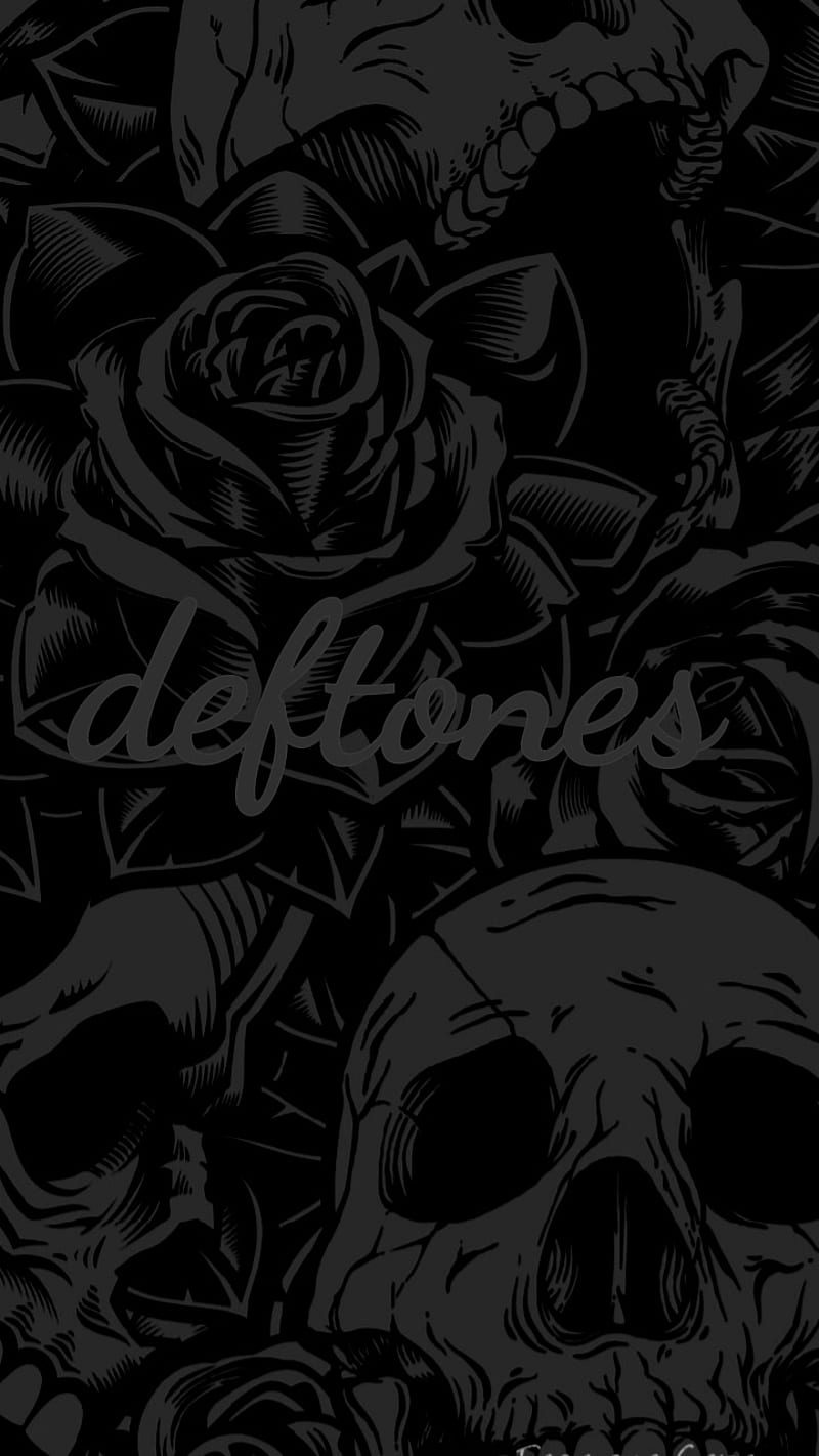 The Deftones, skulls, symbol, HD phone wallpaper