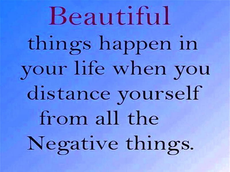 Beautiful things happen, poster, messages, blue, quote, HD wallpaper ...