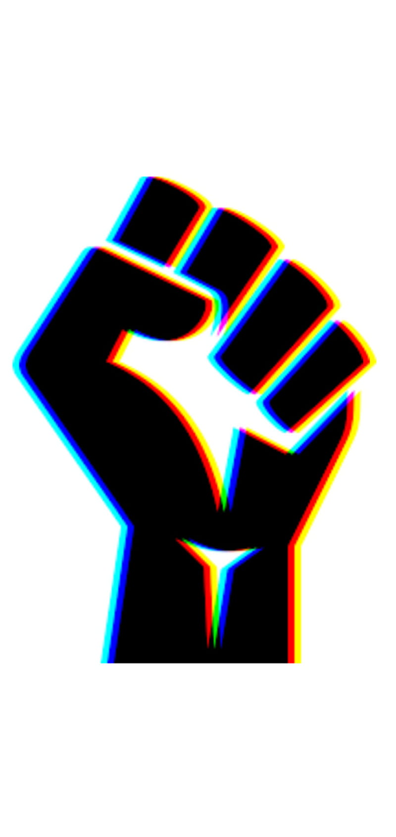 Black hand glitch, logo, new, HD phone wallpaper Black hand glitch, logo, new, HD phone wallpaper