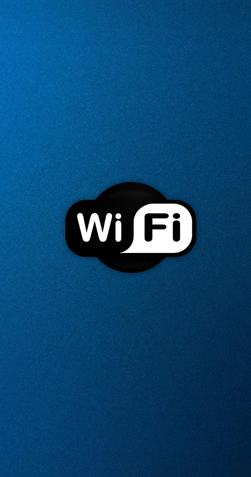Wifi logo, blue, wifi, HD phone wallpaper