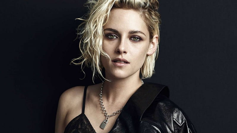 Kristen Stewart, Actress, Black, Blonde, Jewel, Woman, Hd Wallpaper 