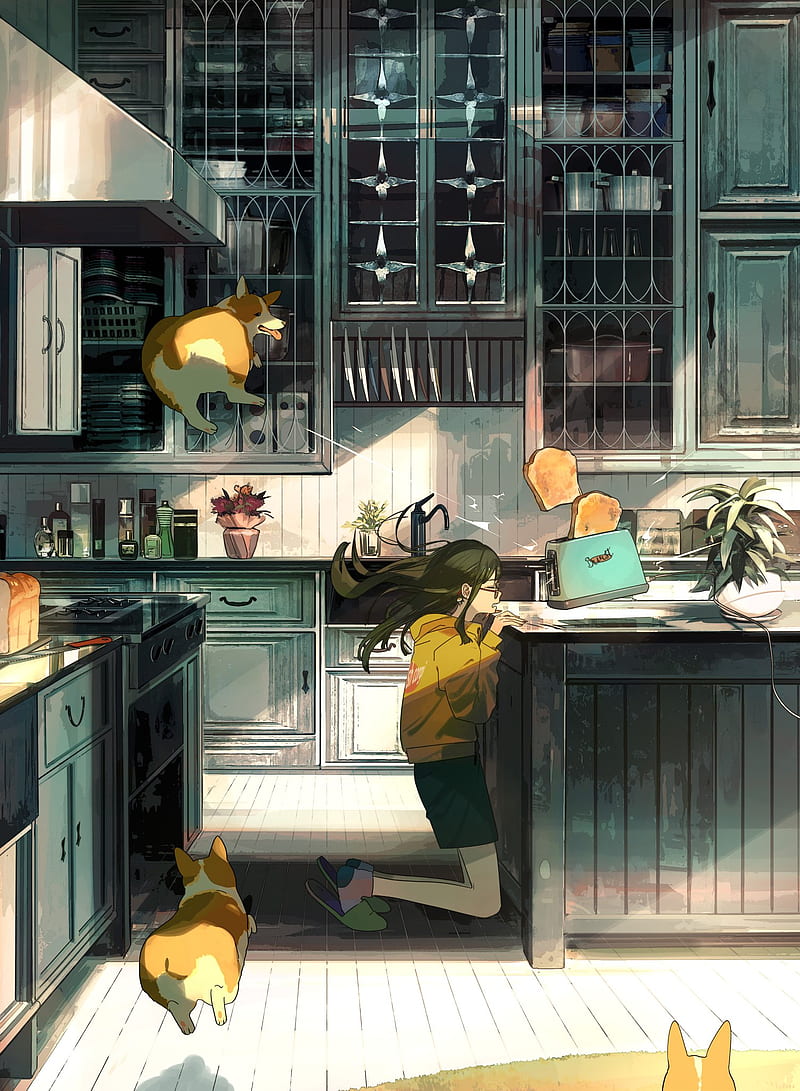 23 Anime Kitchen Wallpapers - Wallpaperboat