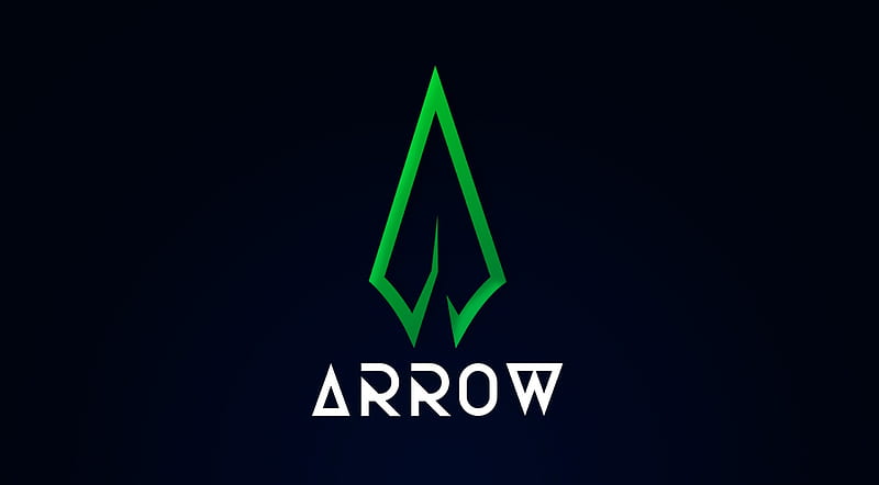 Arrow Ultra, Aero, Black, Green, background, Arrow, Symbol, Calligraphy, HD wallpaper