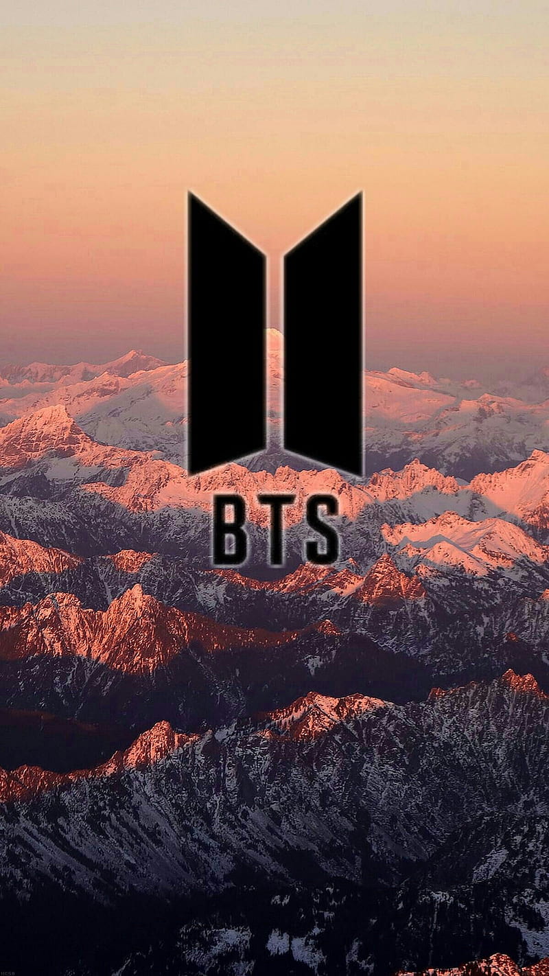 BTS, logo, backdrop, bangtang, HD phone wallpaper