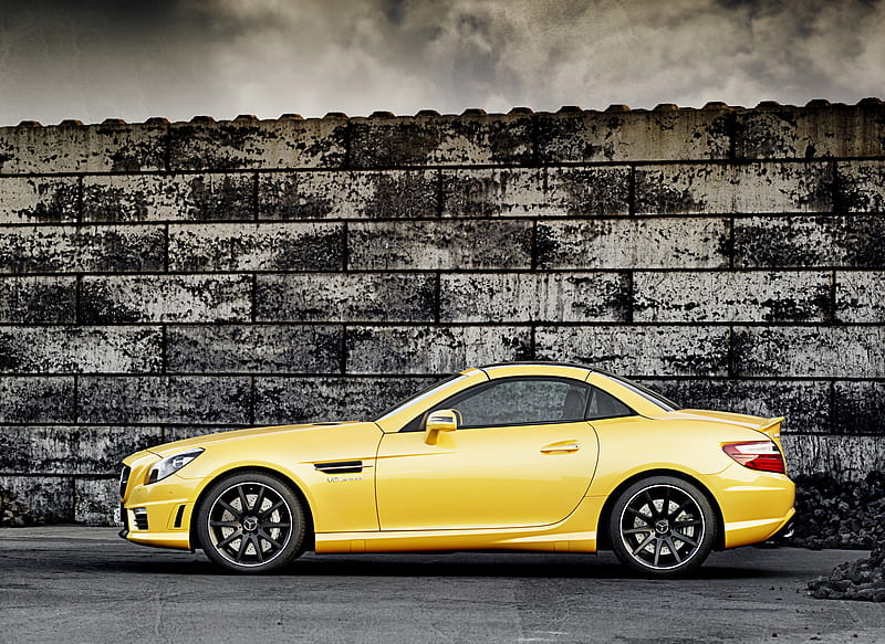 Mercedes-Benz SLK 55 AMG - Side, car, HD wallpaper | Peakpx