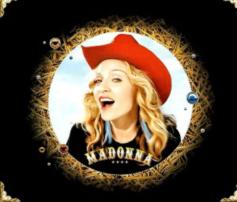 Cowgirl Madonna, female, westerns, hats, music, fun, singer, women ...