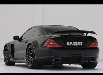 Mercedes Benz BRABUS, amg, black, brabus, car, carros, cool, logo