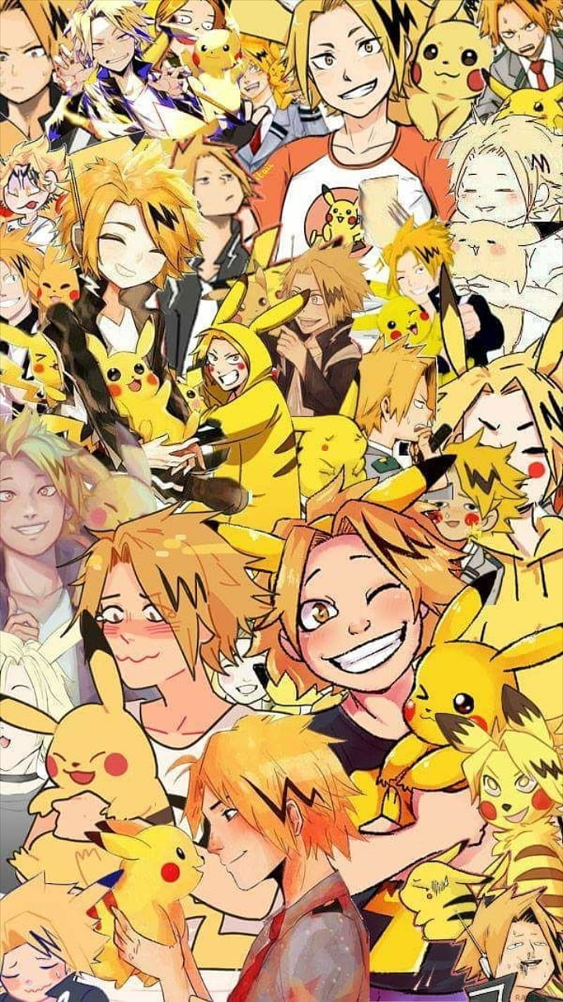 Pikachu Kaminari, Bnh, Bnha, My Hell Akademia, Chargebolt, Denki, Denki ...