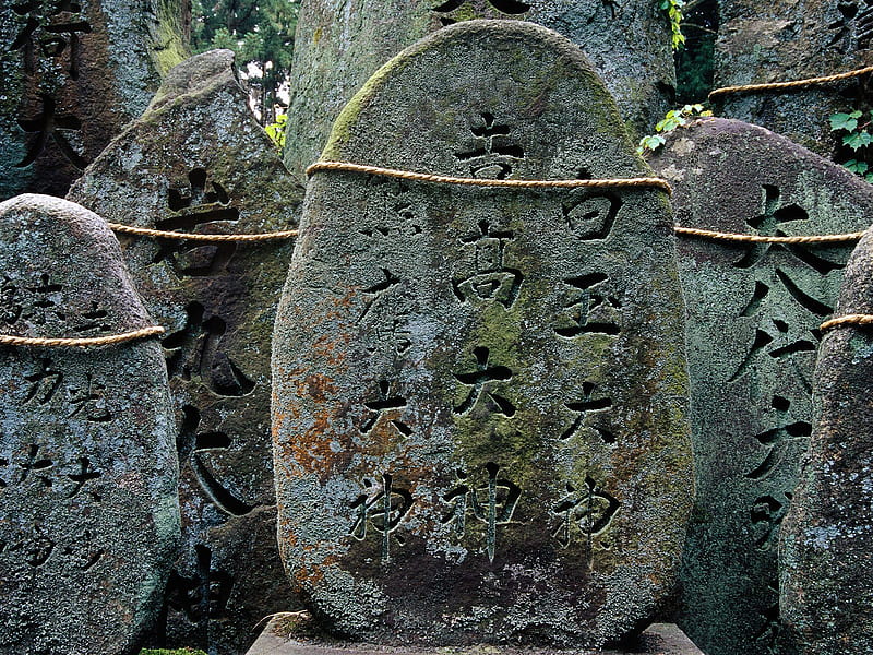 Japanese Tombstones, silent, gravejard, peace, goth, tumbstone, japan, gothic, sad, sadnes, HD wallpaper