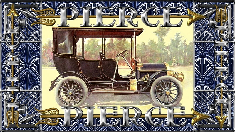 Deco Pierce 1911, Pierce Arrow , Pierce Arrow Background, Pierce Arrow, Vintage , Art Deco style, HD wallpaper