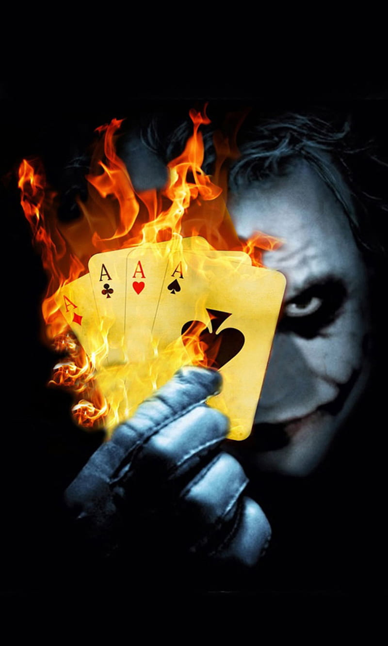 Joker Ace, ace, batman, danger, entertain, fire, flame, movie ...