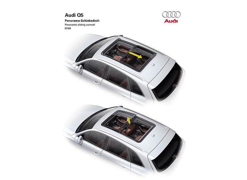 Audi Q5 (2009) Panoramic Sliding Sunroof, car, HD wallpaper