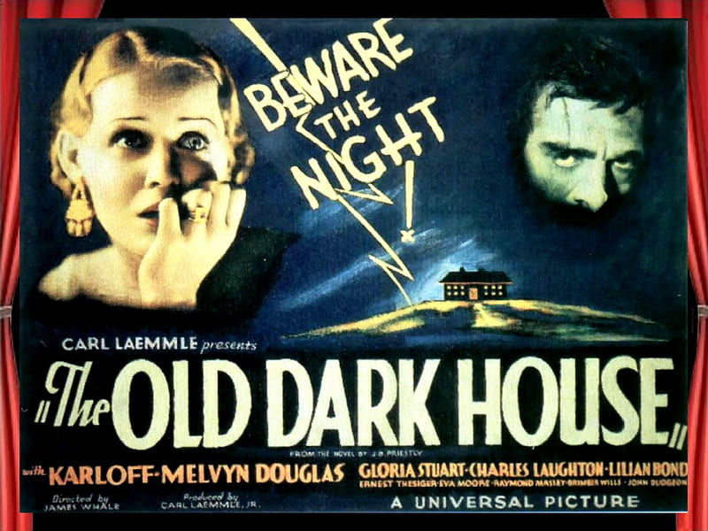 The Old Dark House01, The Old Dark House, posters, thirller horror, classic movies, HD wallpaper
